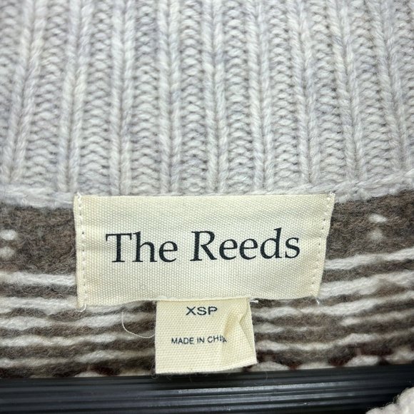 NWT $190 Anthropologie x The Reeds Fair Isle CAT Wool Cardigan Sizes XS & PXS - Picture 8 of 12